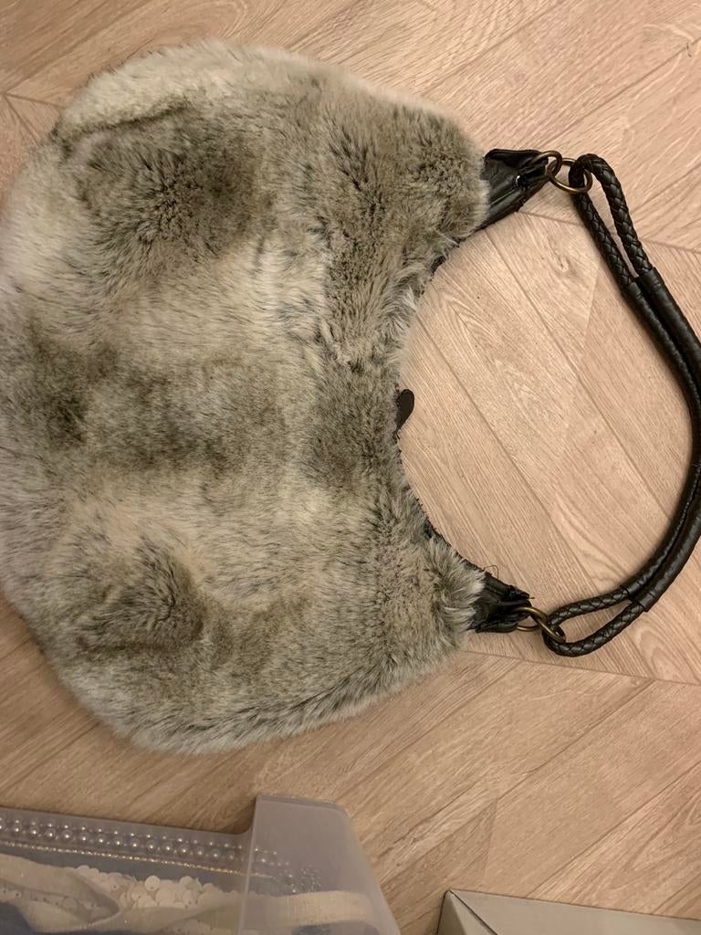 Pelsen handtas, Ophalen of Verzenden, Zo goed als nieuw