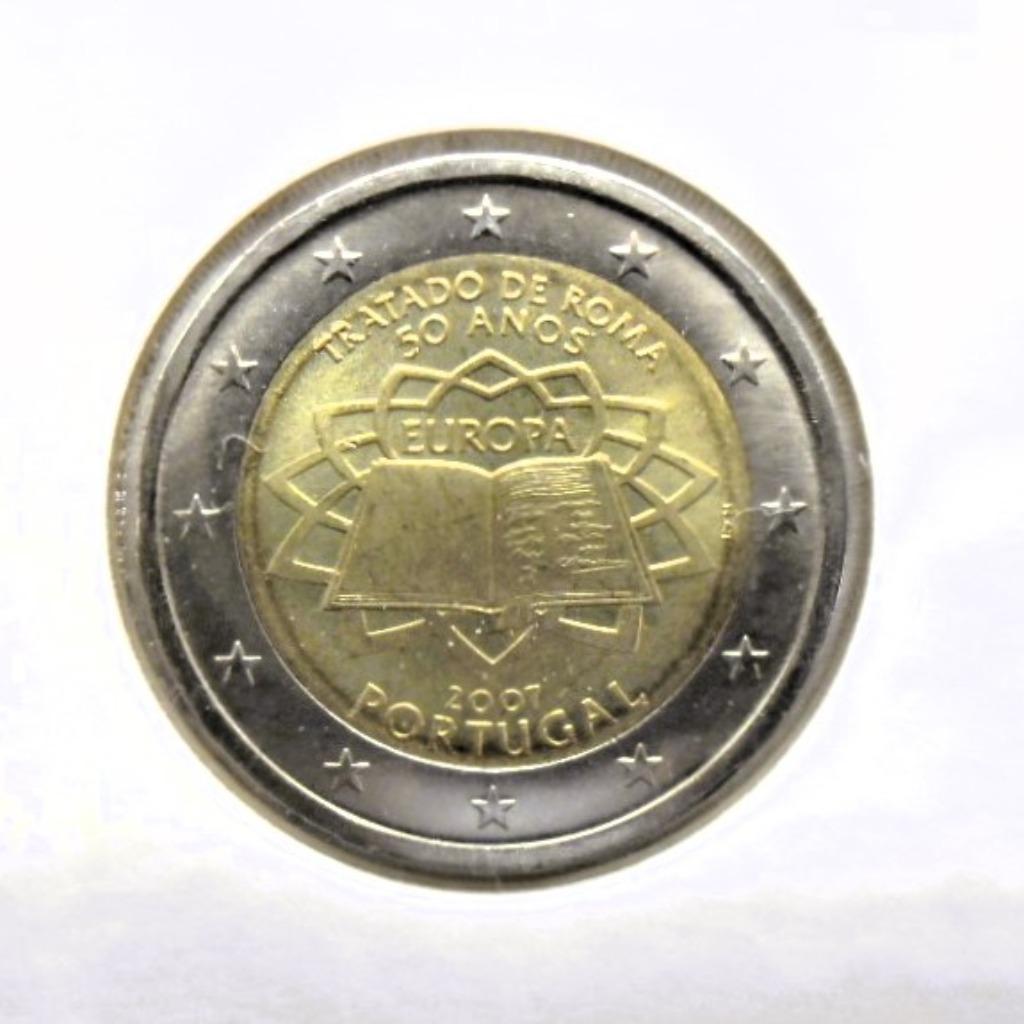 2 euro herdenking 2007 Portugal „Verdrag van Rome”.  UNC !, Postzegels en Munten, Munten | Europa | Euromunten, Verzenden, Portugal