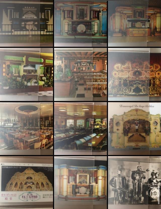 Collectie oude postkaarten Belgische dansorgels, Enlèvement ou Envoi, Utilisé