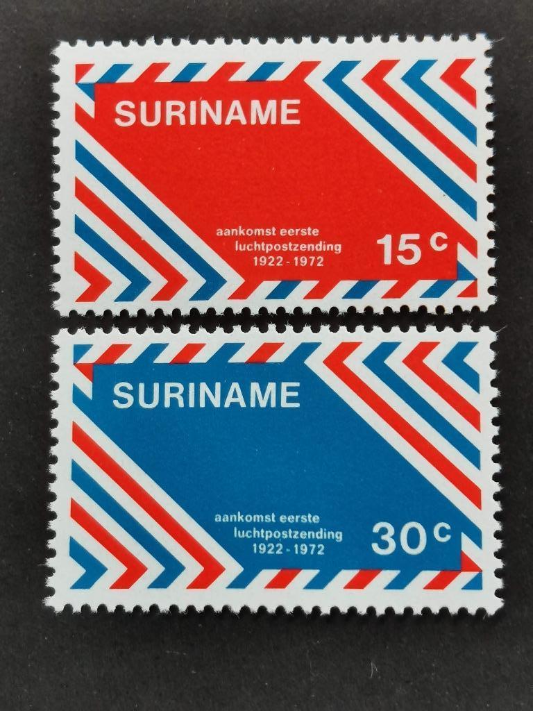 Suriname 1972 - 50 jaar luchtpost in Suriname **, Ophalen of Verzenden, Postfris