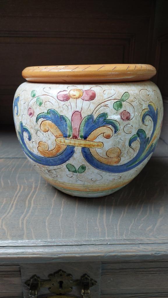cache pot met aparte binnenpot, Antiquités & Art, Antiquités | Céramique & Poterie, Enlèvement