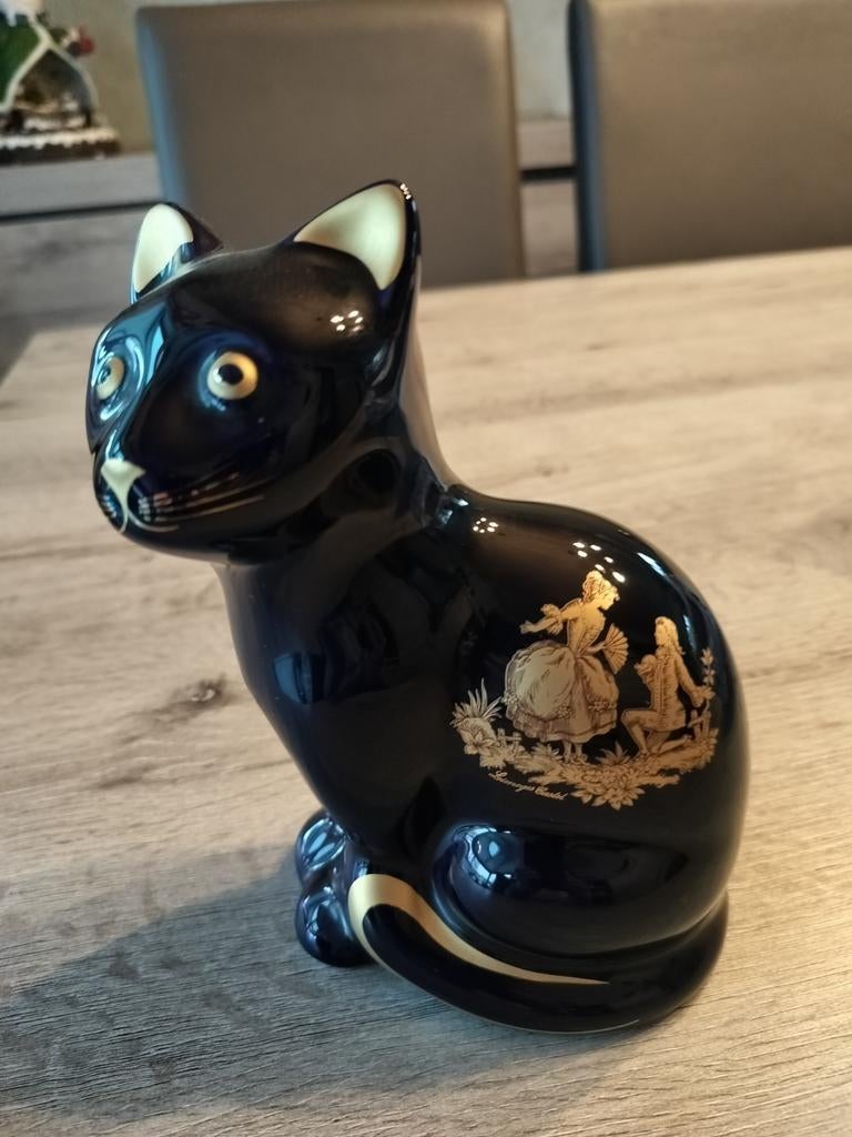 Mooie kat Limoges, Antiek en Kunst, Ophalen of Verzenden