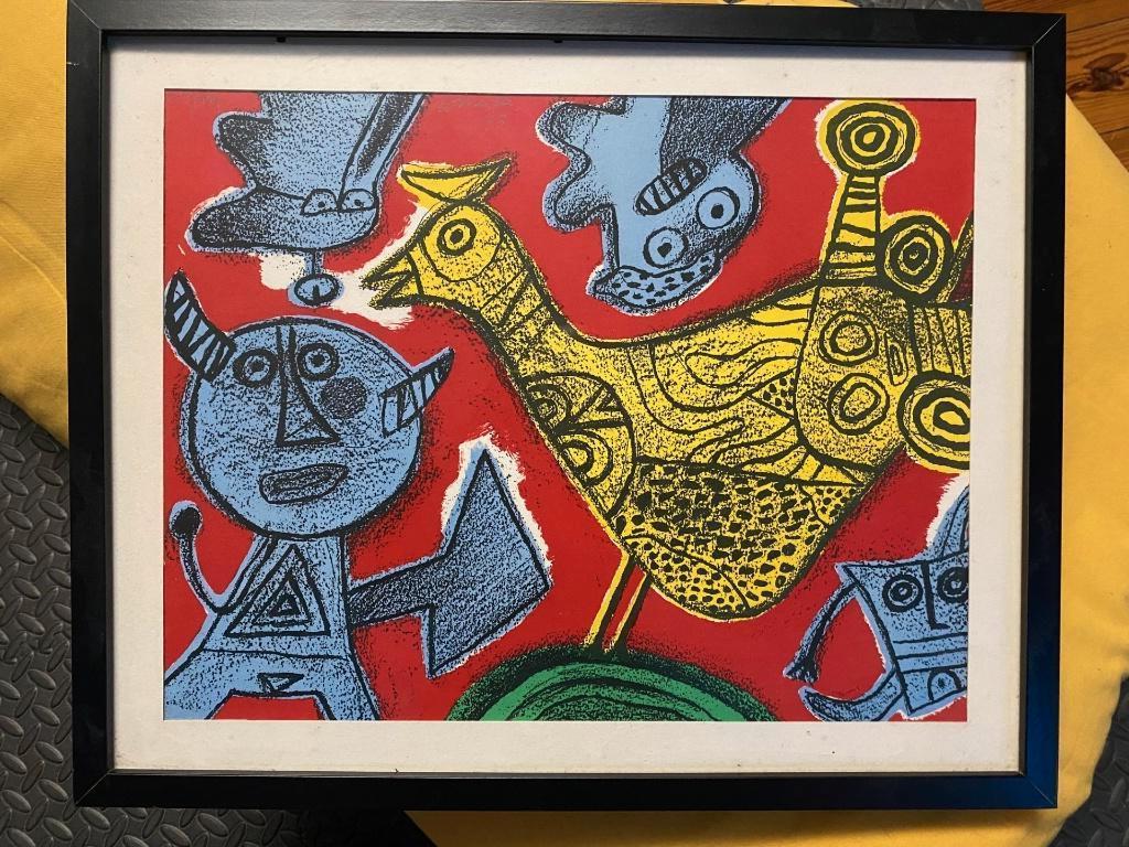 litho Songes du diable - corneille 93, Antiquités & Art, Enlèvement