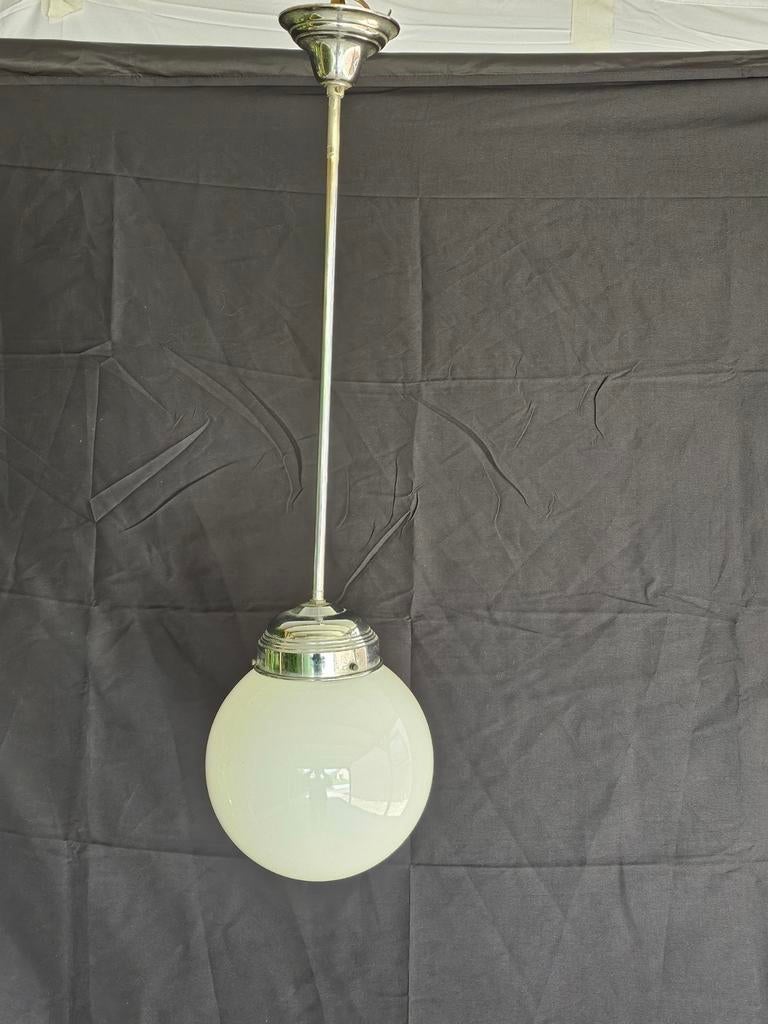 Antieke Art Deco Hanglamp, Ophalen of Verzenden