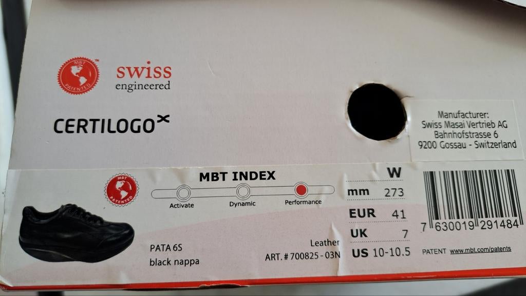 MBT chaussures, Ophalen, Zwart, Zo goed als nieuw, MBT