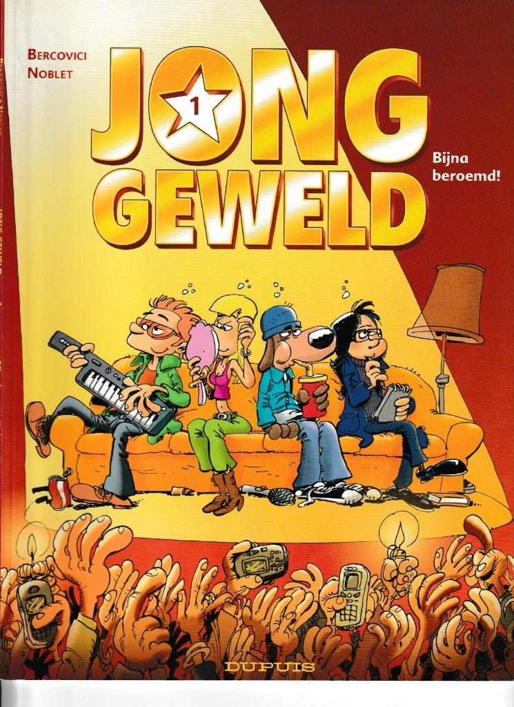 Twee strips Jong Geweld nrs. 1 en 2 - volledige reeks., Livres, BD, Envoi