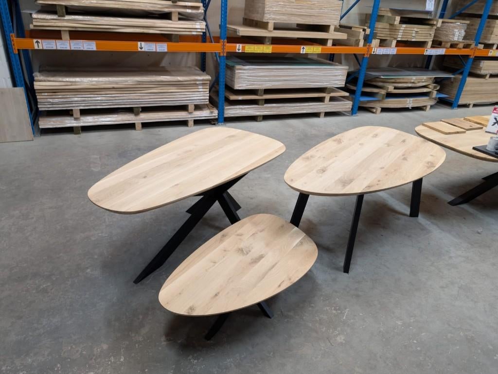 Tafelblad | eiken | tafel | organisch | organisch tafelblad, Maison & Meubles, Tables | Tables à manger, Neuf, Chêne, Enlèvement