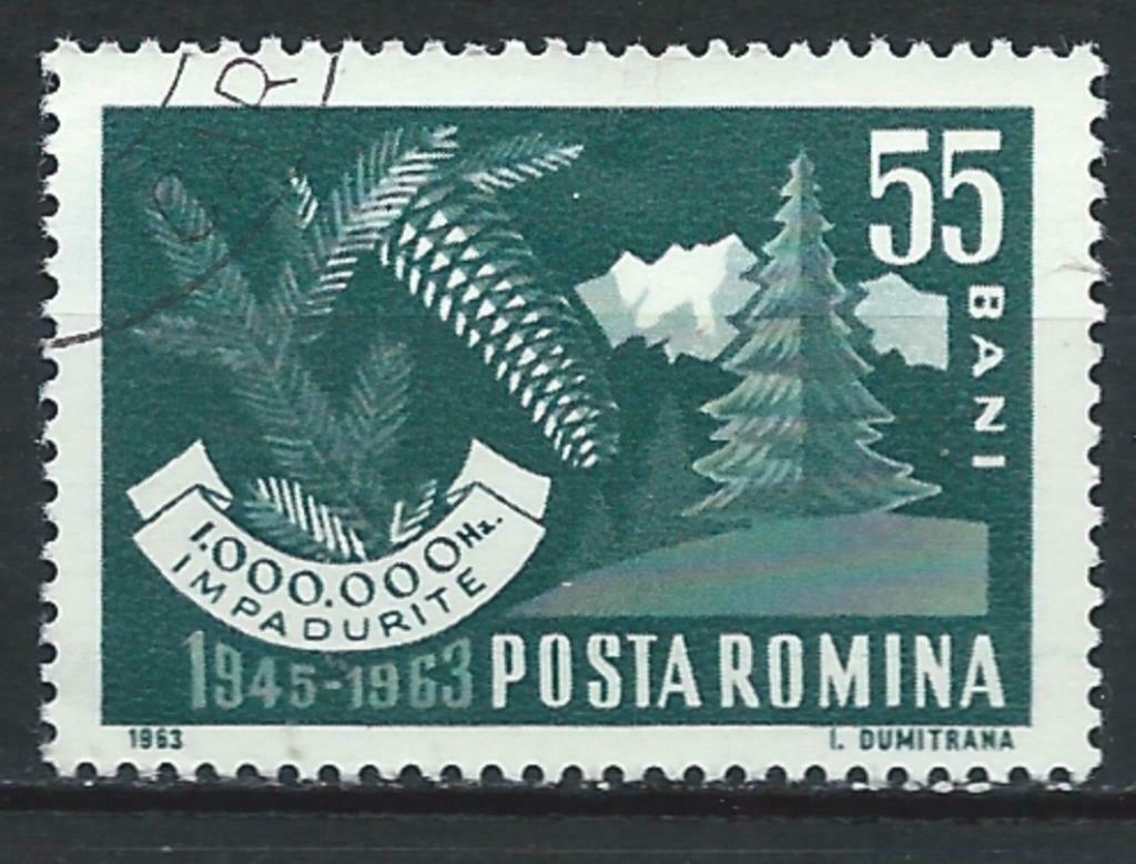 ROEMENIE JAAR 1963 NR. Y&T 1942, Envoi, Autres pays, Affranchi