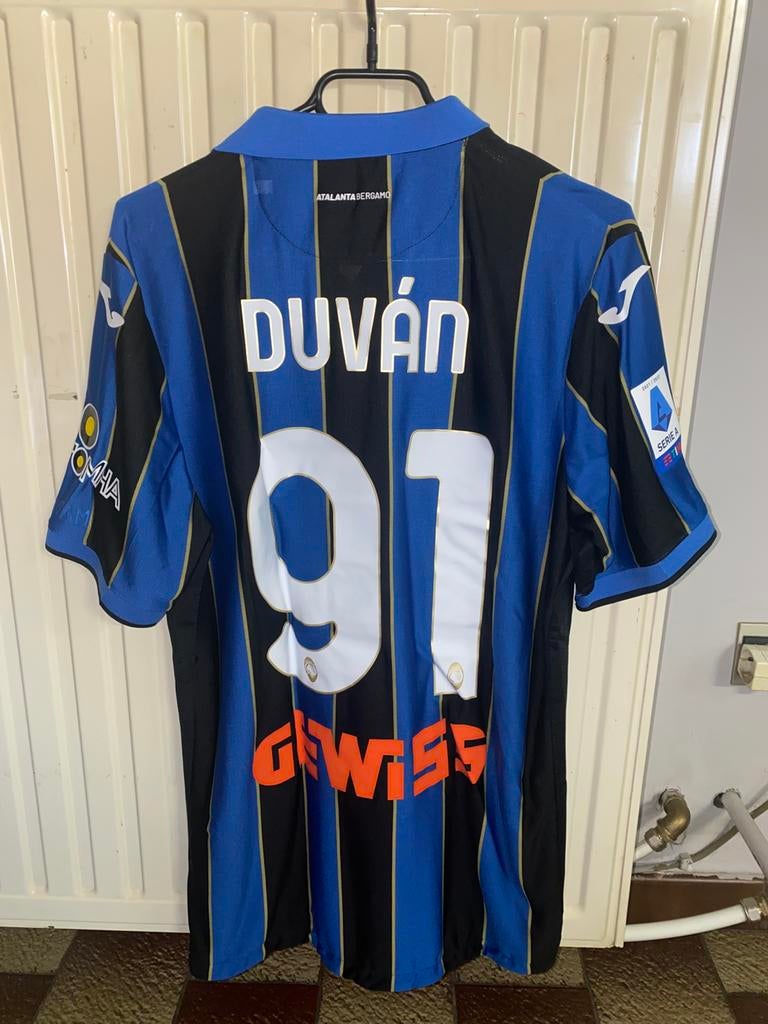Atalanta Bergamo home tenue 2021-2022 matchworn, Maat L, Ophalen of Verzenden, Nieuw, Shirt