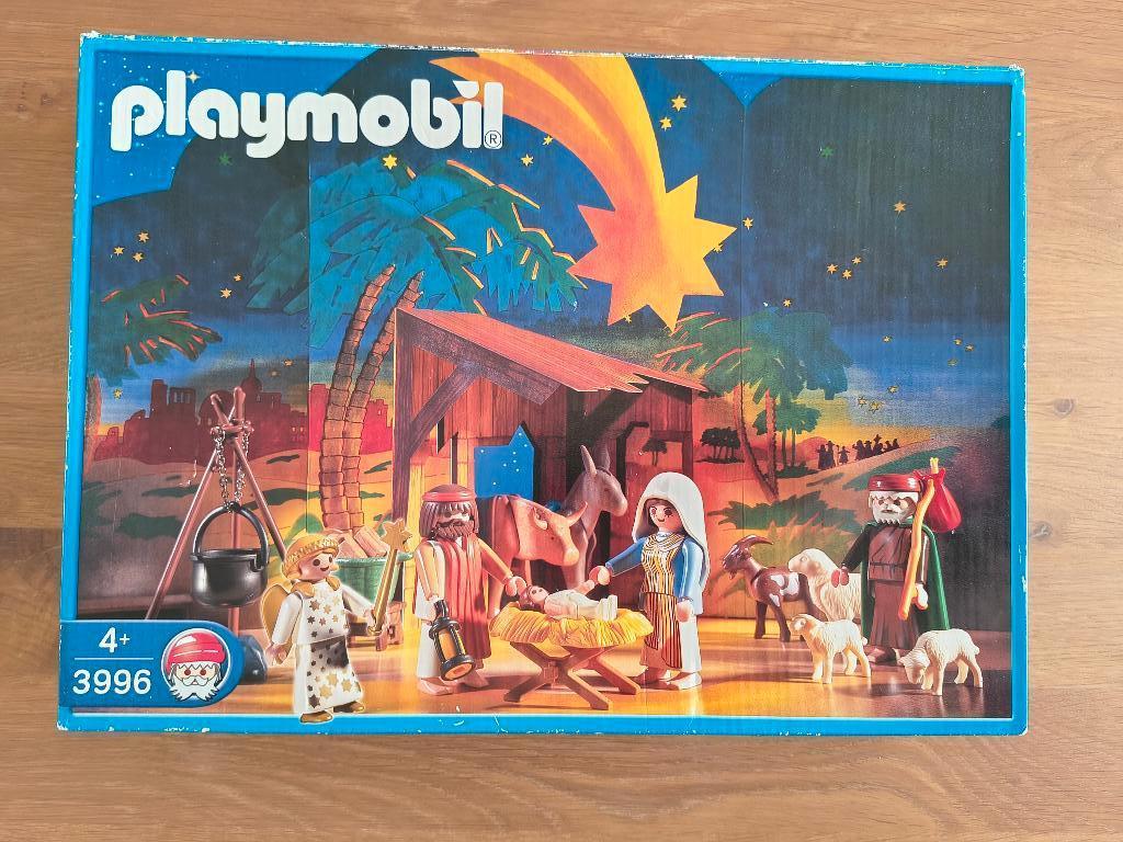 Playmobil 3996 Kerststal + 3997 3 Koningen, Kinderen en Baby's, Speelgoed | Playmobil, Ophalen, Zo goed als nieuw, Complete set
