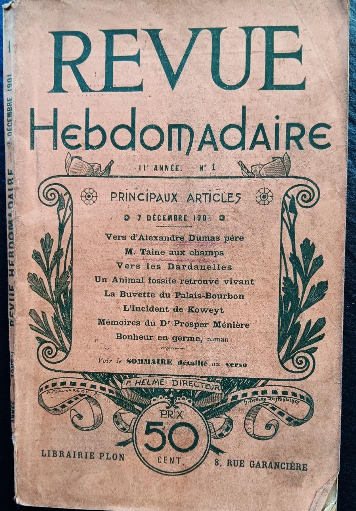 weekly review 1905, Enlèvement ou Envoi