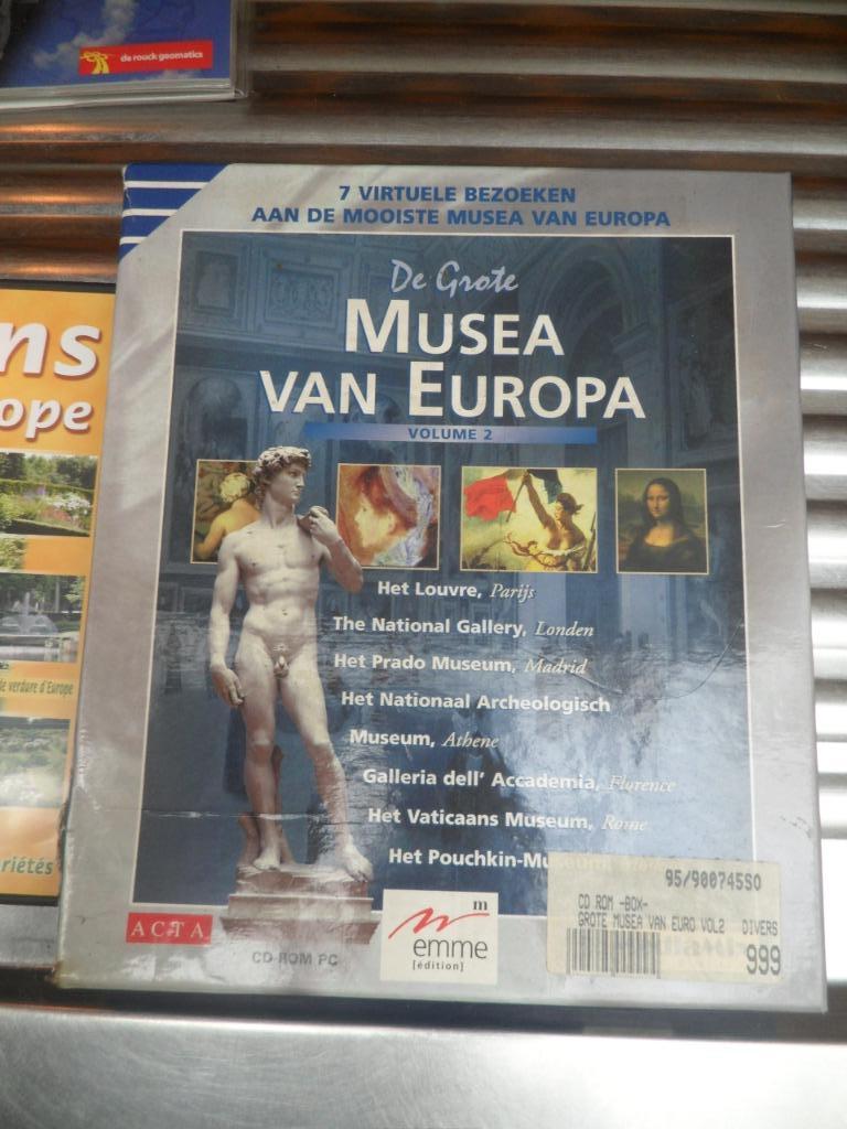 cd rom box musea van europa, Consoles de jeu & Jeux vidéo, Jeux | PC, Enlèvement ou Envoi