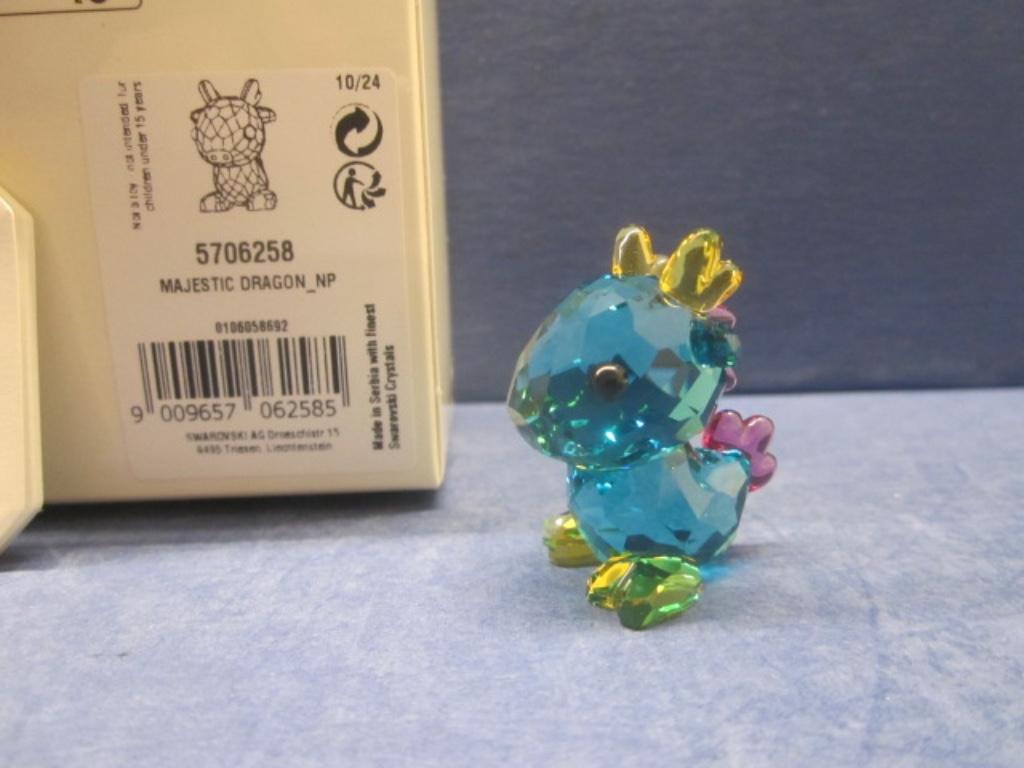 Swarovski Zodiak Statige Draak, Verzamelen, Ophalen of Verzenden, Nieuw, Figuurtje
