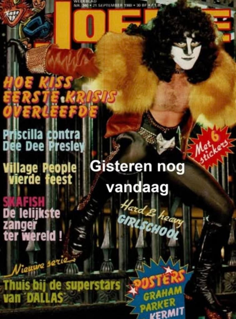 Gezocht: oude magazines met KISS artikels joepie popshop etc, Boeken, Tijdschriften en Kranten, Ophalen of Verzenden, Gelezen
