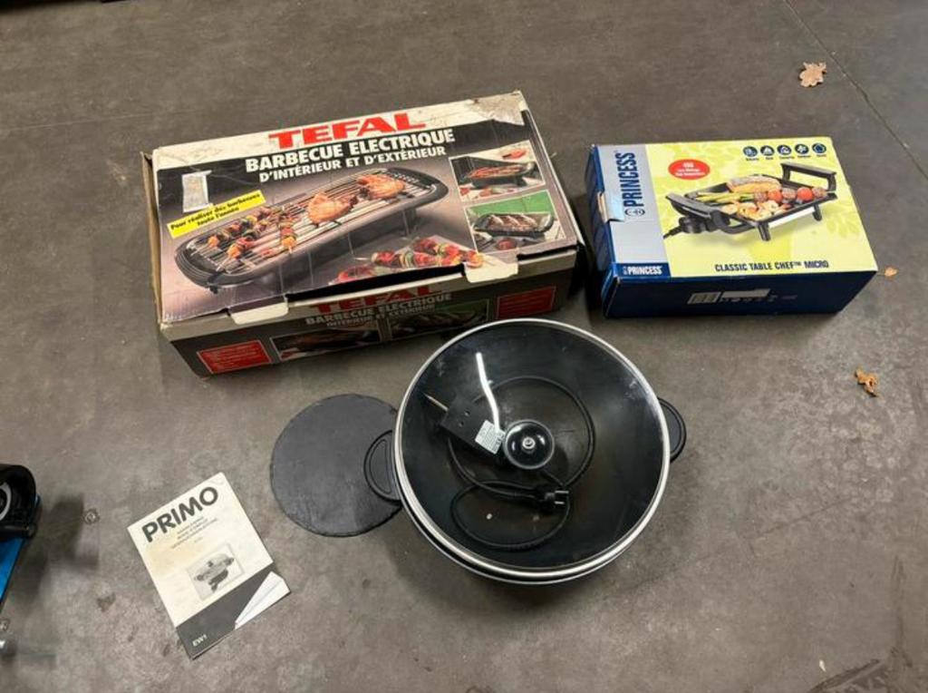Elektrische Wok, tefal elektrische barbecue bbq en bakplaat, Enlèvement