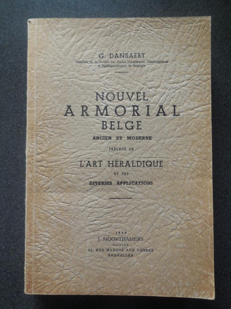 Nouvel Armorial de Belgique, Enlèvement ou Envoi, 20e siècle ou après, Comme neuf