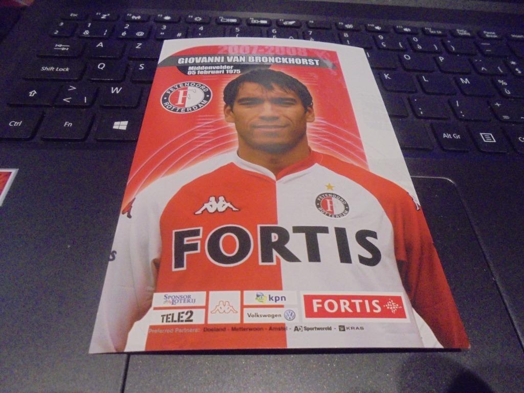 Giovanni Van Bronckhorst, Verzamelen, Ophalen of Verzenden, Zo goed als nieuw, Poster, Plaatje of Sticker