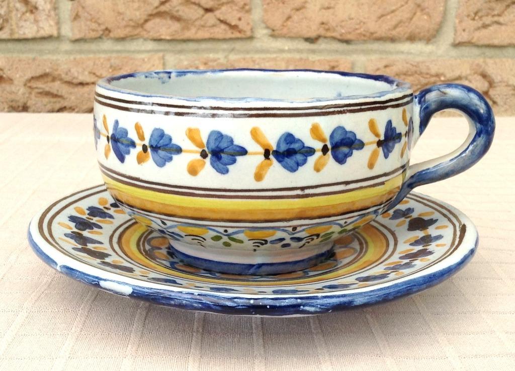 Bol à soupe et salsa en céramique Vintage Talavera Prado, Maison & Meubles, Cuisine | Vaisselle, Enlèvement ou Envoi, Comme neuf