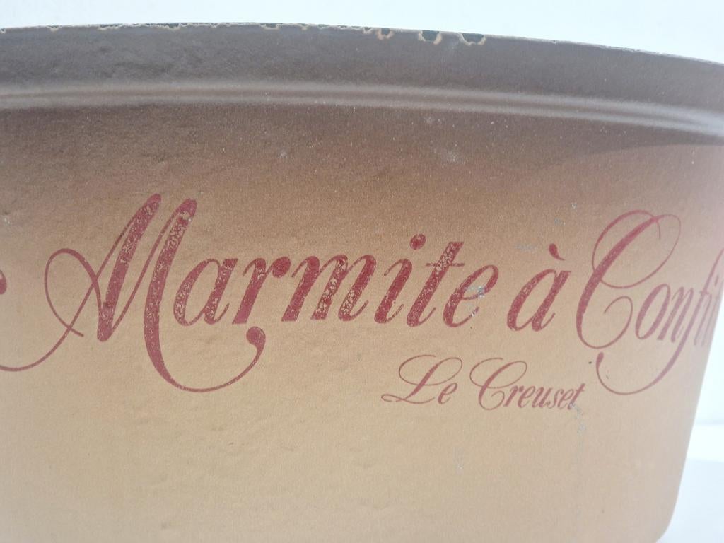 Le creuset,  Marmite a Confitures , gietijzer confituur pot, Ophalen of Verzenden, Gebruikt, Gietijzer