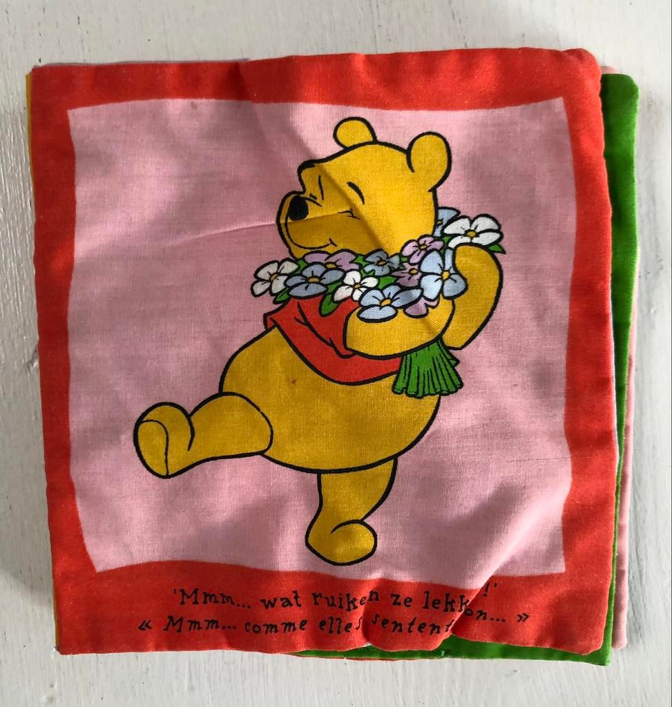 babyboekje Winnie The Pooh tekst tweetalig Nederlands/Frans, Ophalen of Verzenden, Gebruikt, Taal en Lezen, Met geluid