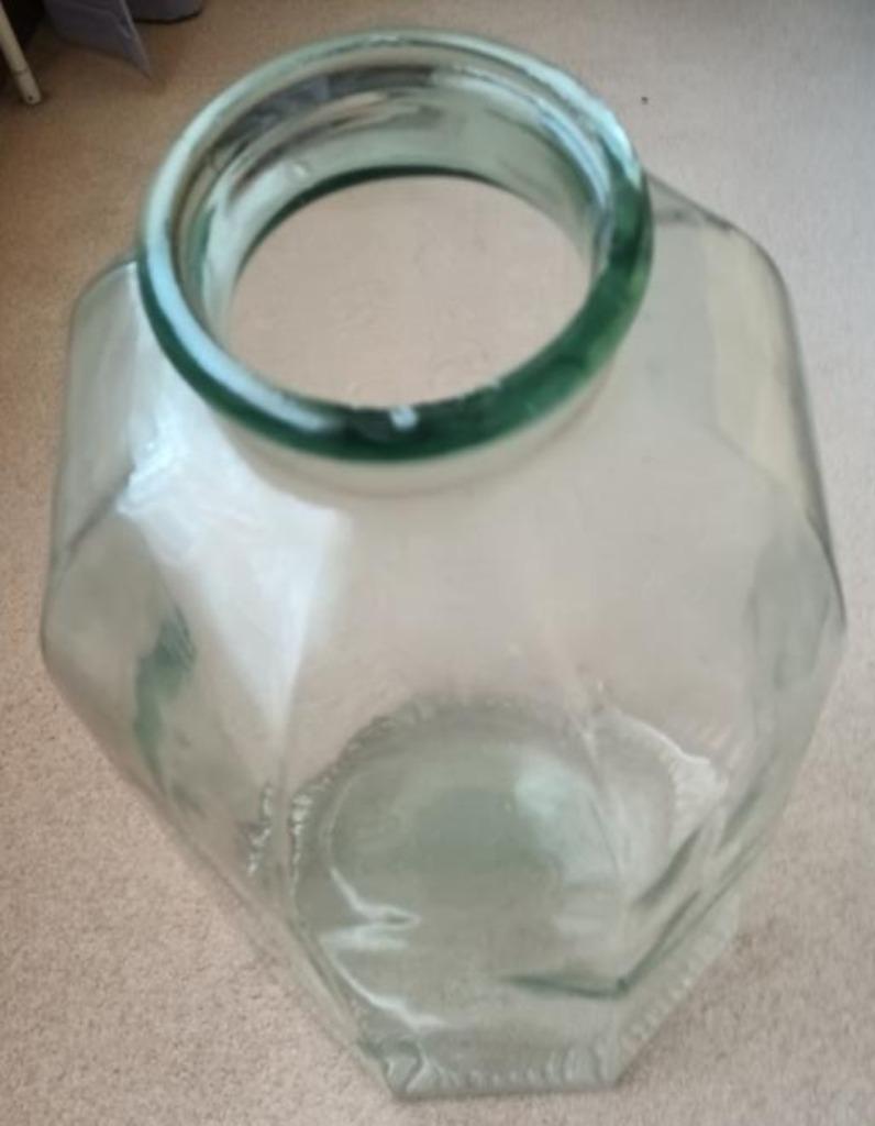 GROTE OPBERG STOLP IN GLAS, Ophalen, Gebruikt