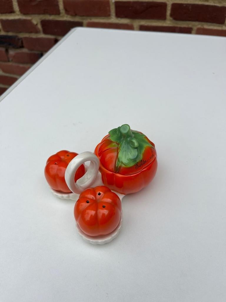 Goebel tomatenset peper/zout/potje, Enlèvement ou Envoi