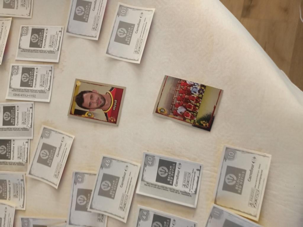 Carte collection foot coupe du Monde 2014 (82pieces), Enlèvement ou Envoi
