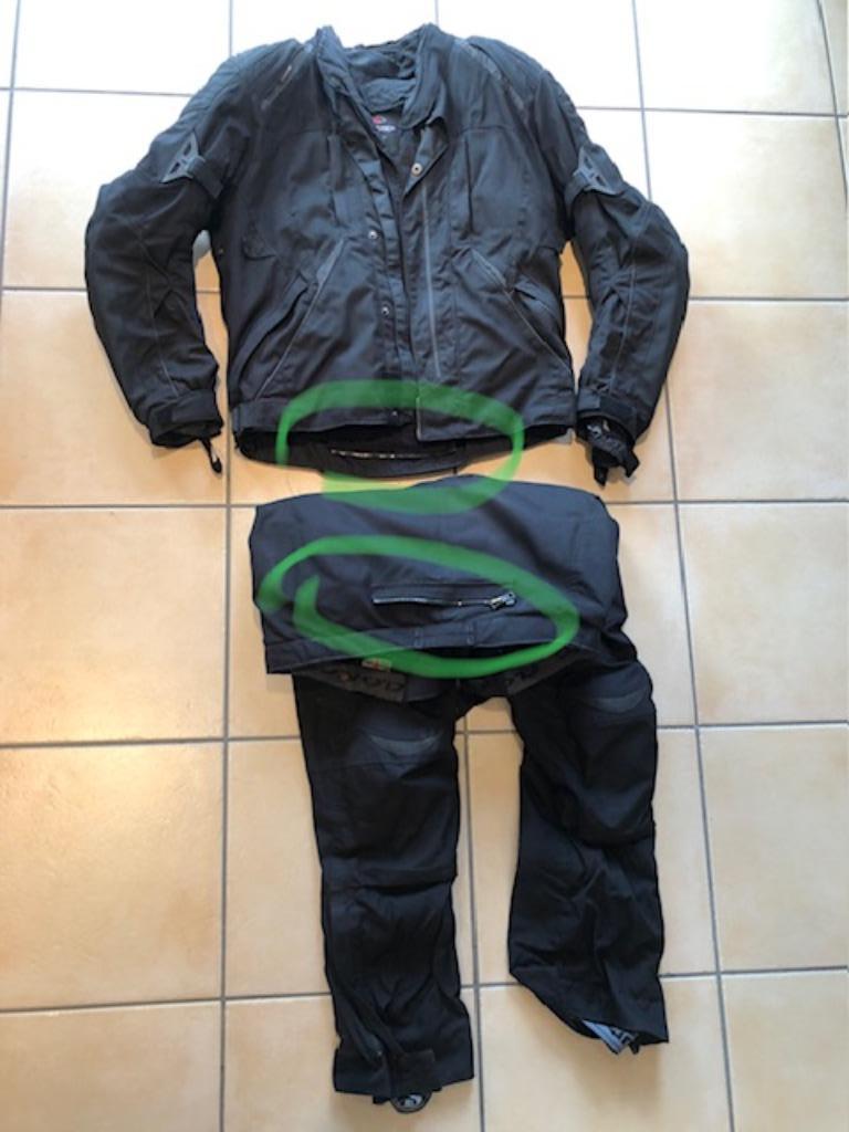 VESTE + Pantalon  MOTO  " CLOVER "  Homme Taille:50, Enlèvement ou Envoi, Seconde main, Hommes, Ensemble