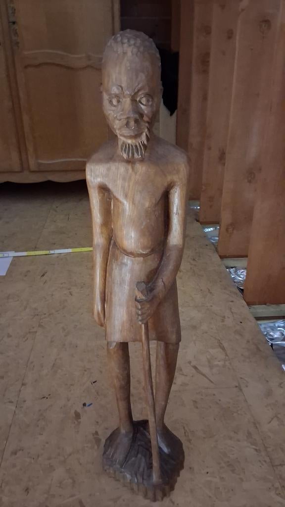 Houten beeld, Antiek en Kunst, Kunst | Beelden en Houtsnijwerken, Ophalen