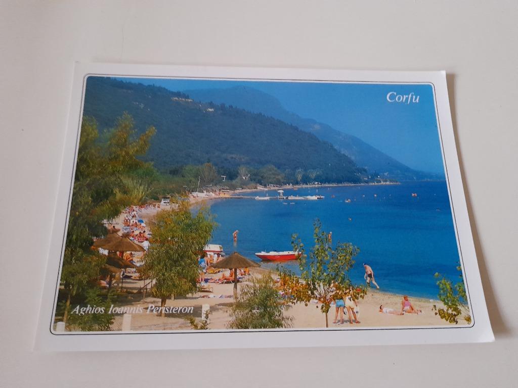 Carte postale - Corfou, Aghios Ioannis Peristeron, Enlèvement ou Envoi, 1980 à nos jours, Non affranchie, Europe autre