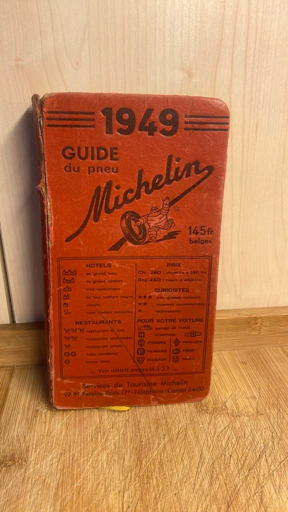 Oud Michelin-boek in goede staat, Verzamelen, Ophalen of Verzenden, Gebruikt