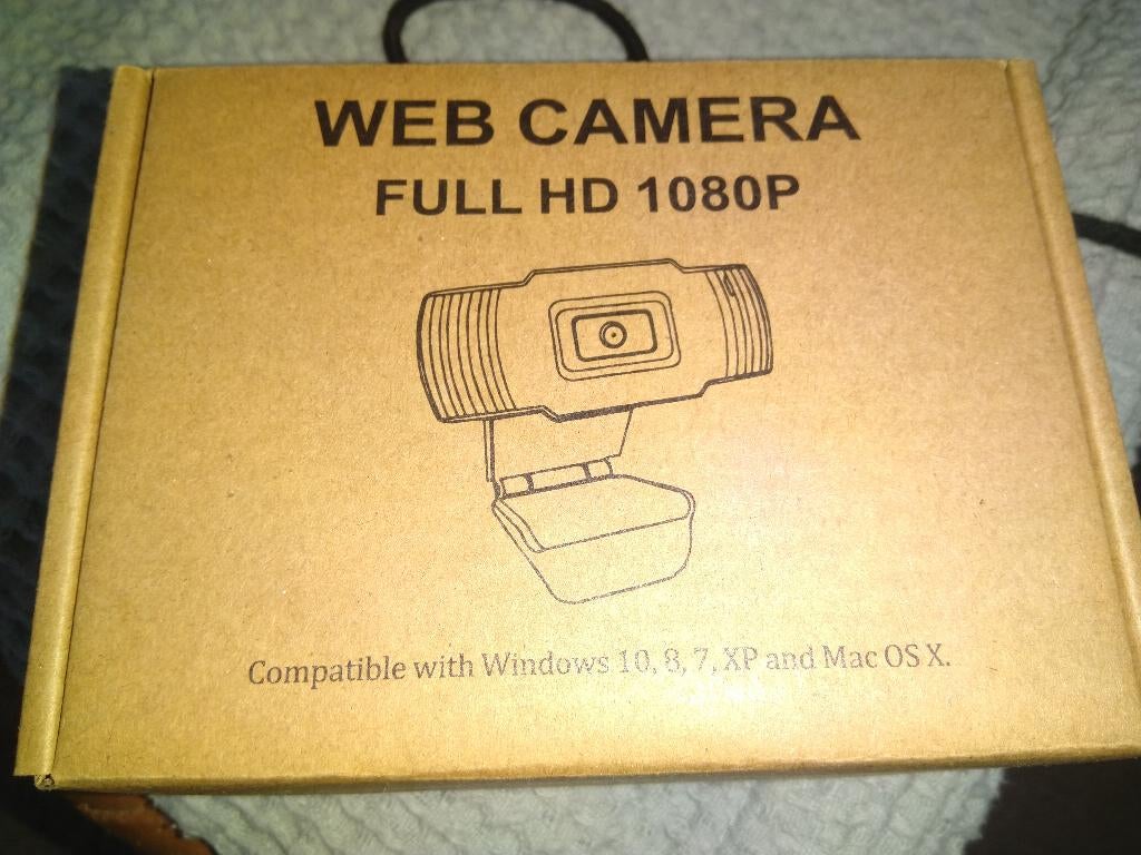 Webcam Elianzo Full HD pour PC (1080p), Informatique & Logiciels, Neuf, MacOS, Enlèvement ou Envoi, Elianzo