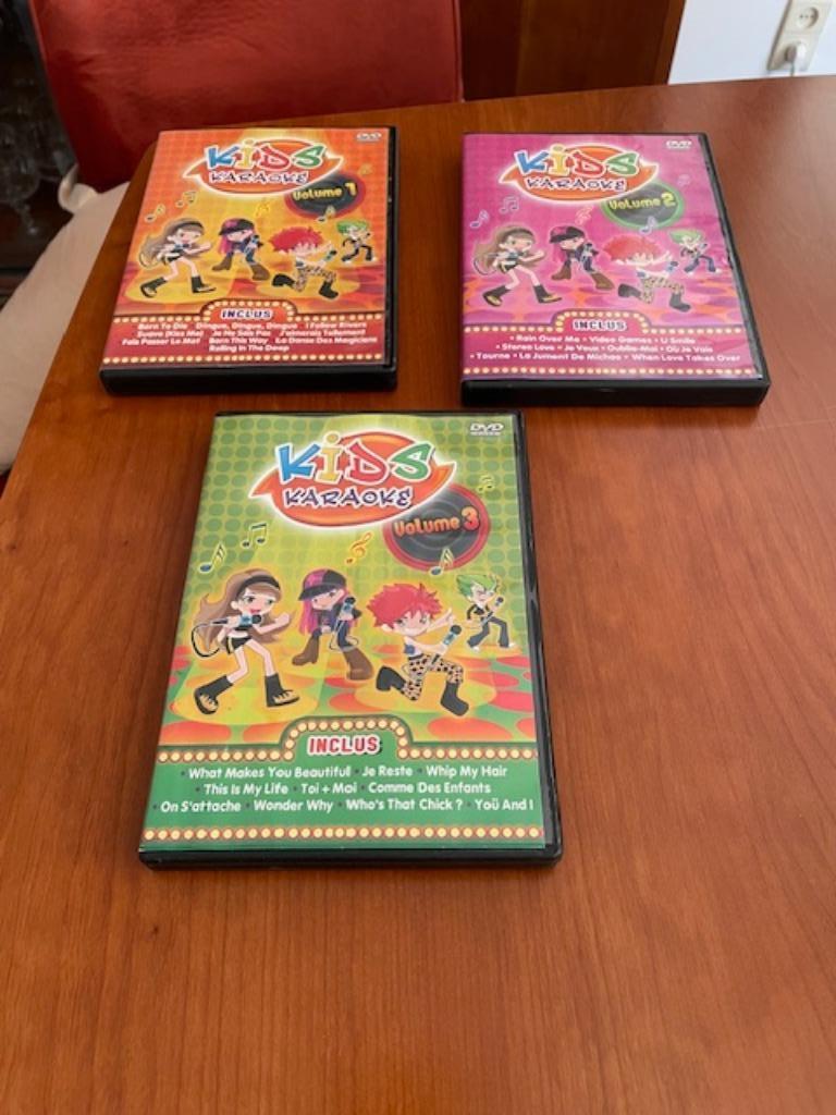 3 DVD Kids Karaoke, TV non fictionnelle, Enlèvement ou Envoi, Tous les âges, Utilisé