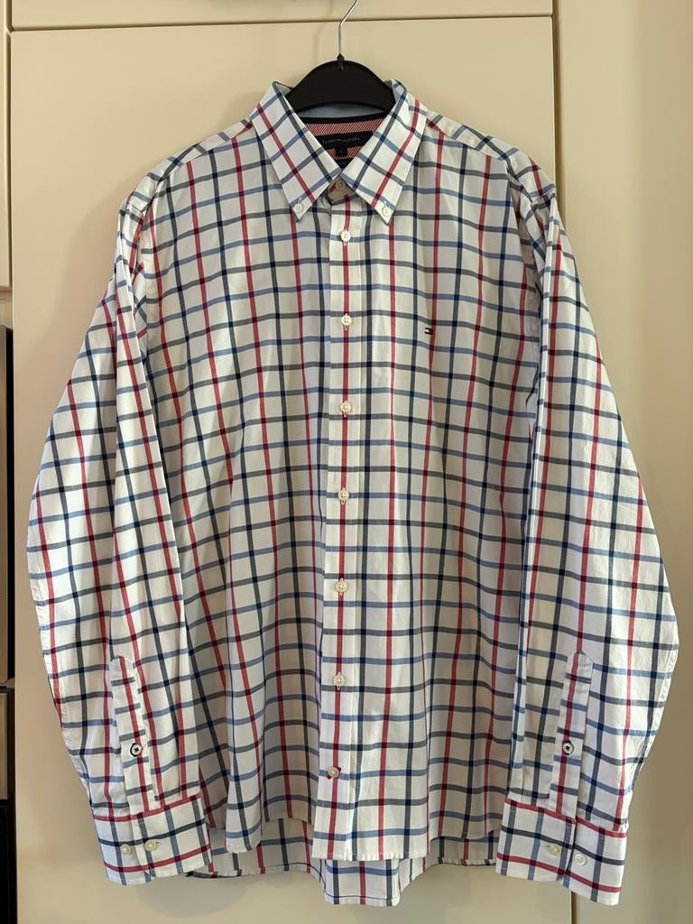 Hemd, Tommy Hilfiger, maat L, Kleding | Heren, Overhemden, Ophalen, Zo goed als nieuw, Tommy hilfiger