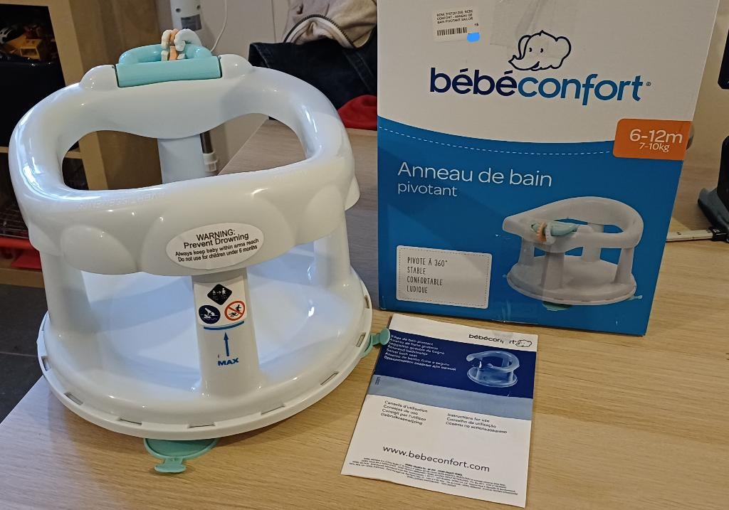 Anneau de bain pivotant "bébé confort", Enfants & Bébés, Autres marques, Enlèvement ou Envoi, Comme neuf, Standard