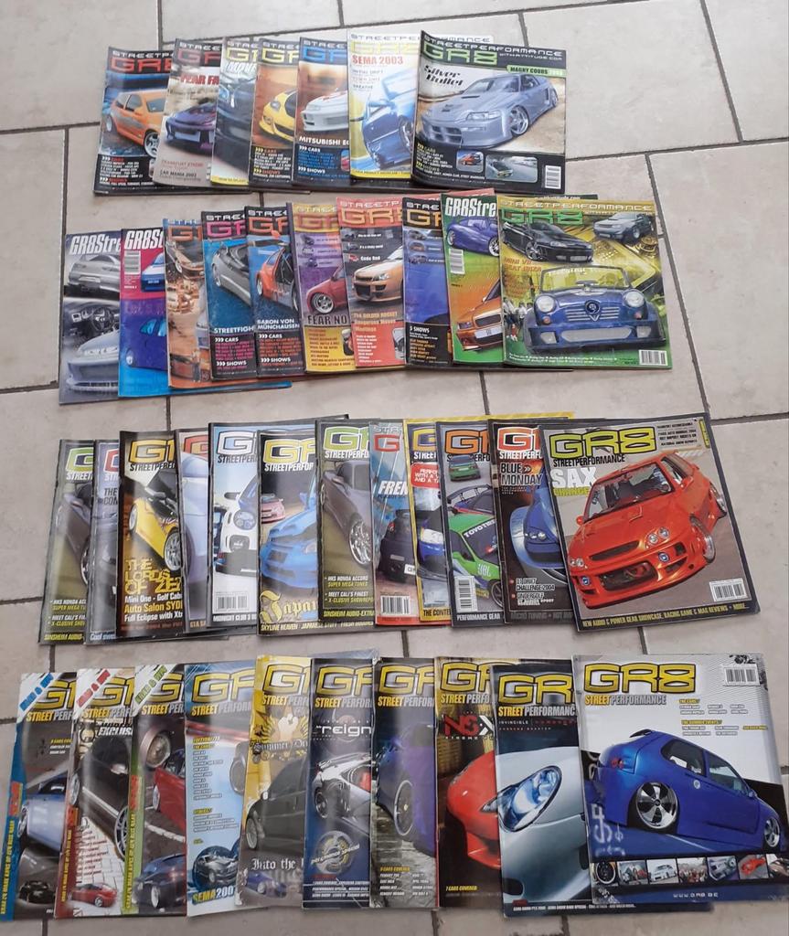 Zoek gr8 magazine, Ophalen