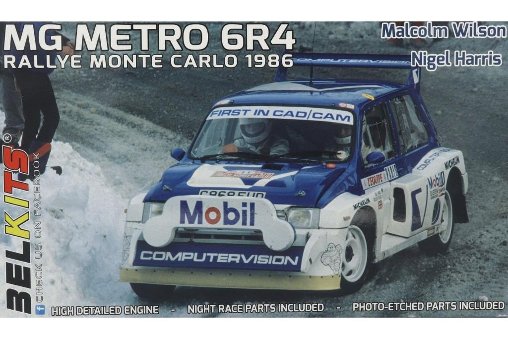 BELKITS 015 mg métro 6R4 rallye Monté Carlo 86 échelle 1/24, Hobby & Loisirs créatifs, Neuf, Autres marques, Enlèvement ou Envoi