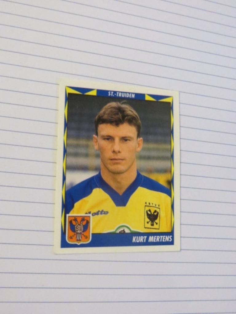 Voetbal : Sticker Football 99 : Kurt Mertens - STVV - Panini, Enlèvement ou Envoi, Neuf, Affiche, Image ou Autocollant