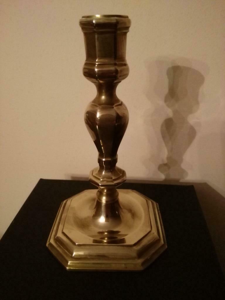 Kandelaar 15 cm hoog uit koper, Enlèvement ou Envoi, Comme neuf, Chandelier