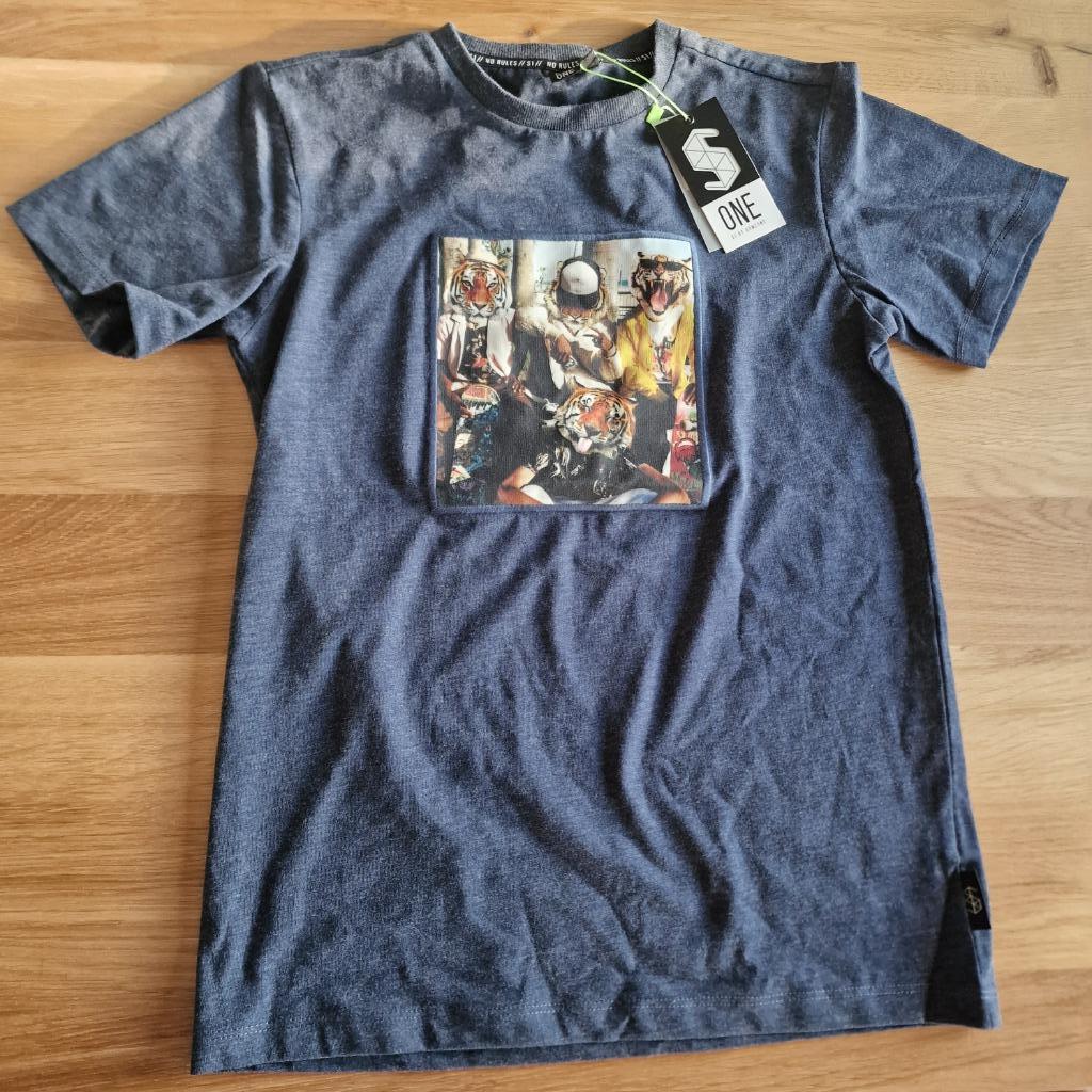 Blauw T-shirt Someone 164 tijgers, Nieuw, Ophalen of Verzenden, Someone, Shirt of Longsleeve