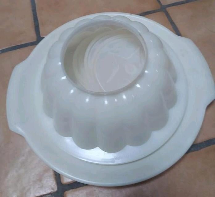 Tulbandkom met toebehoren, voor pudding, enz. Tupperware, Huis en Inrichting, Keuken | Tupperware, Ophalen of Verzenden