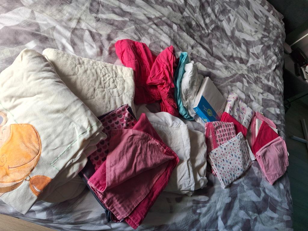 Beddengoed babybed 60x120 dekbed hoeslakens overtrekken matr, Kinderen en Baby's, Ophalen, Gebruikt, Overige kleuren, Meisje