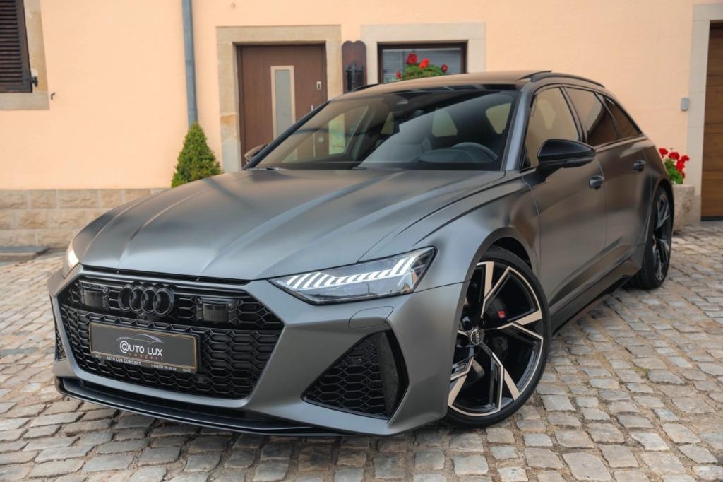 Audi RS6 Pack Dynamique/RS Design/ACC/360/HUD/SoftClose/B&O, Auto's, Automaat, USB, RS6, Leder