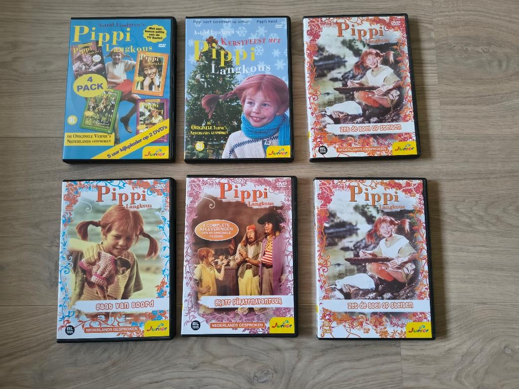 Dvd Pippi Langkous, Ophalen of Verzenden, Zo goed als nieuw