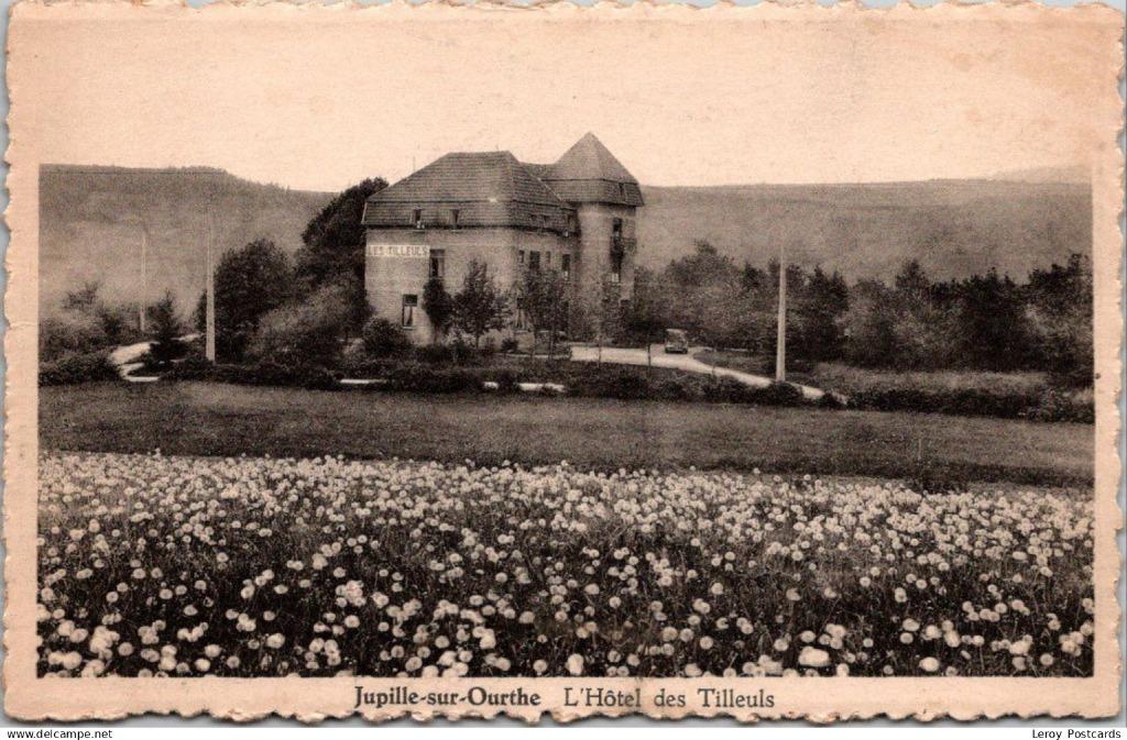 L'Hôtel des Tilleuls, Jupille-sur-Ourthe, Envoi, Non affranchie, Luxembourg