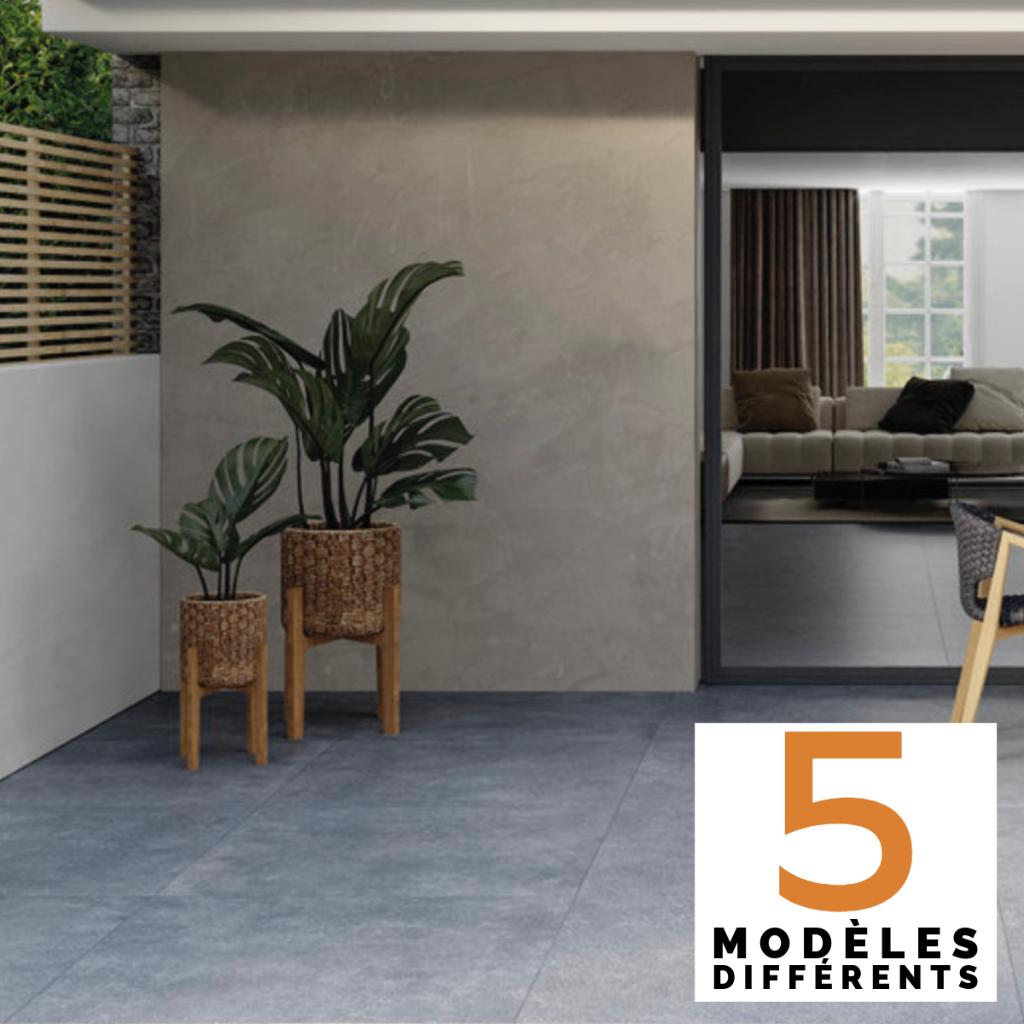 Carrelage extérieur 80x80x2cm : 5 modèles au choix PROMO !!, Enlèvement, Neuf, Autres types