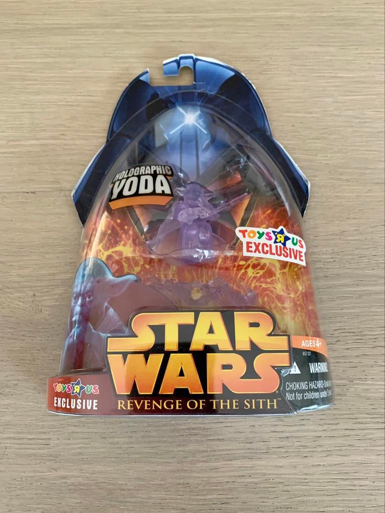 Star Wars Episode III Holographic Yoda figurine, Nieuw, Actiefiguurtje