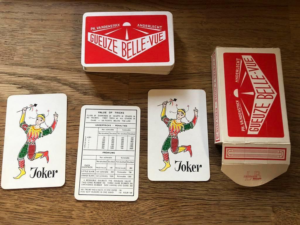 belle-vue gueuze speelkaarten, Verzamelen, Ophalen of Verzenden, Zo goed als nieuw, Overige typen, Overige merken