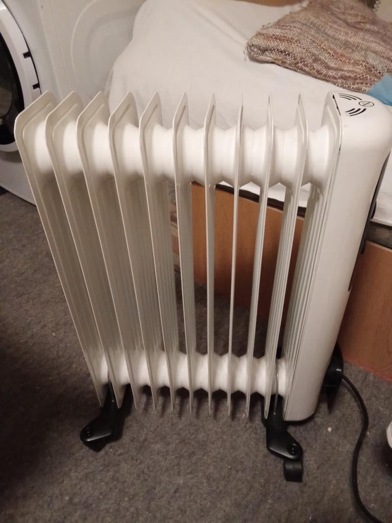 Radiateur à bain d'huile 3 positions + thermostat, Enlèvement, Comme neuf, Radiateur