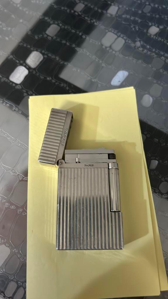 Briquet Dupont argent, Comme neuf, Briquet